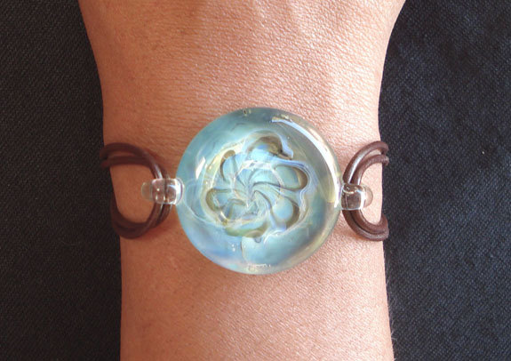Bracelet on Leather