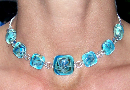7 Square Necklace